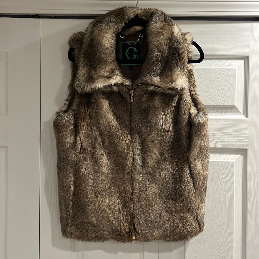 C Wonder Faux Fur Vest